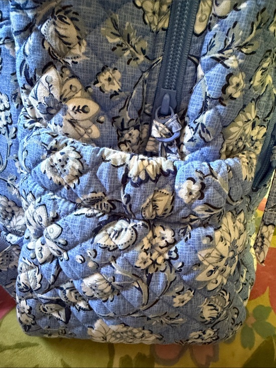 Vera Bradley Campus Backpack - Sweet Garden Blue